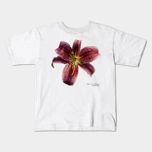 Stargazer Lily Kids T-Shirt